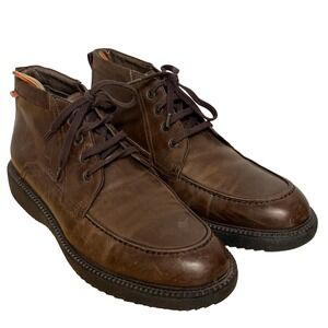Stonefly Brown Leather Moc Toe Chukka‎ Boots Men's EU 44 10.5-11